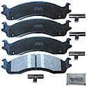 Brake Pads: With Hardware, Semi-metallic, Better Performance, Quiet