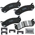 Brake Pads: With Hardware, Semi-metallic, Better Performance, Quiet