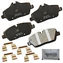 Brake Pads With Hardware, Semi-Metallic, Longer Life, Quiet