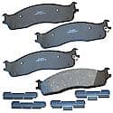 Brake Pads: With Hardware, Ceramic, Long Life and Quiet