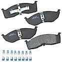 Brake Pads: With Hardware, Ceramic, Long Life and Quiet