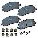 Brake Pads: With Hardware, Ceramic, Long Life and Quiet