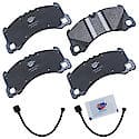 Semi-Metallic Brake Pads - (4-Pad Set)