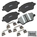 Brake Pads: With Hardware, Semi-metallic, Better Performance, Quiet