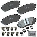 Semi-Metallic Brake Pads - (4-Pad Set)