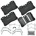 Semi-Metallic Brake Pads - (4-Pad Set)