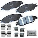 Semi-Metallic Brake Pads - (4-Pad Set)