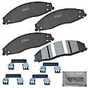 Semi-Metallic Brake Pads - (4-Pad Set)