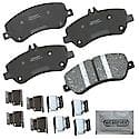 Brake Pads: With Hardware, Ceramic, Better Performance, Quiet, Less Dust