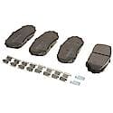 Akebono, Brake Pad Set, Ceramic