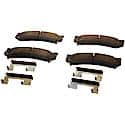 Rear Disc Brake Pad Set with Clips