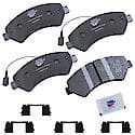 Brake Pads With Hardware, Better Performance, Longer Life, Quiet, Ideal For Towing