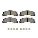 Semi-Metallic Brake Pads - (4-Pad Set)