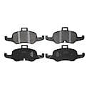 Semi-Metallic Brake Pads - (4-Pad Set)