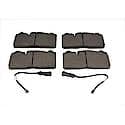 Front Disc Brake Pad Set with Wear Sensors