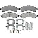 Semi-Metallic Front Disc Brake Pad Set