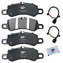 Semi-Metallic Brake Pads - (4-Pad Set)