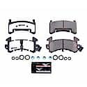 Z26 Performance Carbon-Fiber Ceramic Brake Pads with Hardware Kit