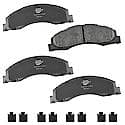 Severe Duty Brake Pads: With Hardware, Semi-metallic, Ideal for Heavy Towing