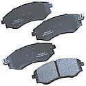 Brake Pads: Semi-metallic, Long Life and Quiet