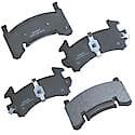 Brake Pads: Semi-metallic, Long Life and Quiet