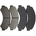 Semi-Metallic Brake Pads - Front (4-Pad Set)