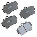 Brake Pads: Semi-metallic, Long Life and Quiet