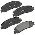 Brake Pads: With Hardware, Semi-metallic, Long Life and Quiet