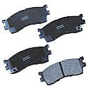 Brake Pads: Semi-metallic, Long Life and Quiet