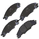 Brake Pads With Hardware, Ceramic, Long Pad Life, Quiet Braking