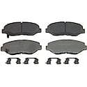 ThermoQuiet Semi-Metallic Disc Brake Pad Set