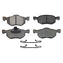 ThermoQuiet Semi-Metallic Disc Brake Pad Set