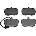 ThermoQuiet Semi-Metallic Brake Pads - Front (4-Pad Set)