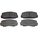 ThermoQuiet Semi-Metallic Brake Pads - Front (4-Pad Set)