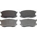 ThermoQuiet Semi-Metallic Brake Pads - Front (4-Pad Set)