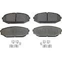 ThermoQuiet Semi-Metallic Disc Brake Pad Set