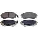 ThermoQuiet Semi-Metallic Disc Brake Pad Set