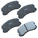 Brake Pads: Semi-metallic, Long Life and Quiet