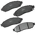 Brake Pads: With Hardware, Ceramic, Long Life and Quiet