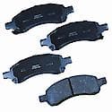 Brake Pads: With Hardware, Ceramic, Long Life and Quiet