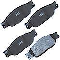 Brake Pads: With Hardware, Semi-metallic, Long Life and Quiet