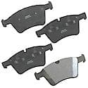 Brake Pads Without Hardware, Semi-Metallic, Long Pad Life, Quiet Braking