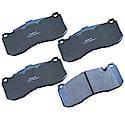 Brake Pads: Semi-metallic, Long Life and Quiet