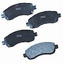 Brake Pads: Semi-metallic, Long Life and Quiet