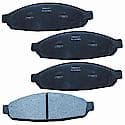 Semi-Metallic Brake Pads - (4-Pad Set)