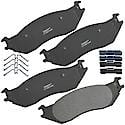 Semi-Metallic Brake Pads - Front (4-Pad Set)