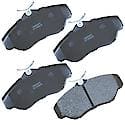 Semi-Metallic Brake Pads - (4-Pad Set)