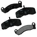 Brake Pads: Semi-metallic, Long Life and Quiet