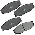 Brake Pads: Semi-metallic, Long Life and Quiet