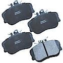 Semi-Metallic Brake Pads - (4-Pad Set)